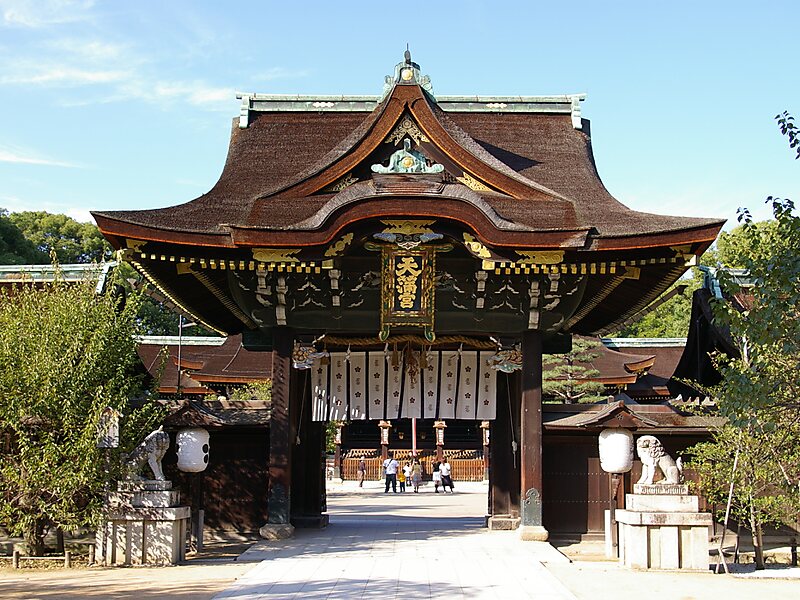 Kitano Tenman Gu Shrine In Kyoto Japan Sygic Travel