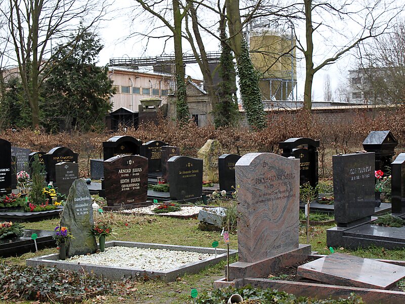 Jewish Cemetery BerlinWeißensee in Pankow, Berlin, Deutschland
