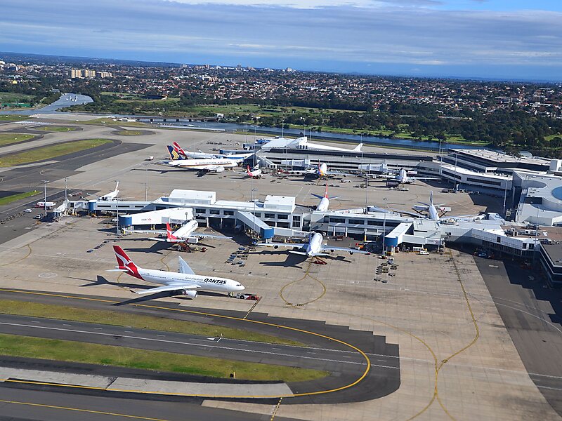 Sydney Kingsford Smith Airport in Sydney, Australia ...