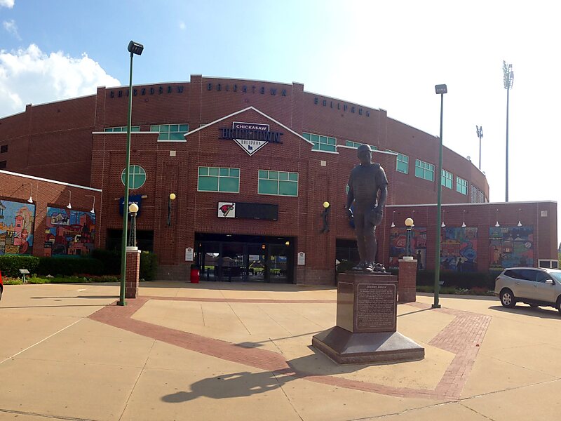 Chickasaw Bricktown Ballpark in Bricktown, Oklahoma City, United States ...