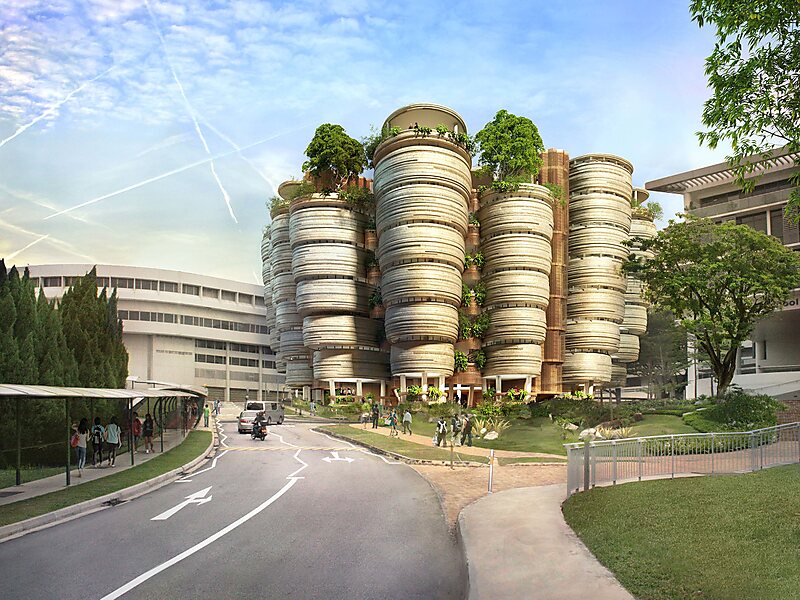 Nanyang Technological University in Western Water Catchment, Singapore ...