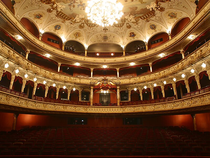 Hessisches Staatstheater in Wiesbaden, Duitsland Sygic