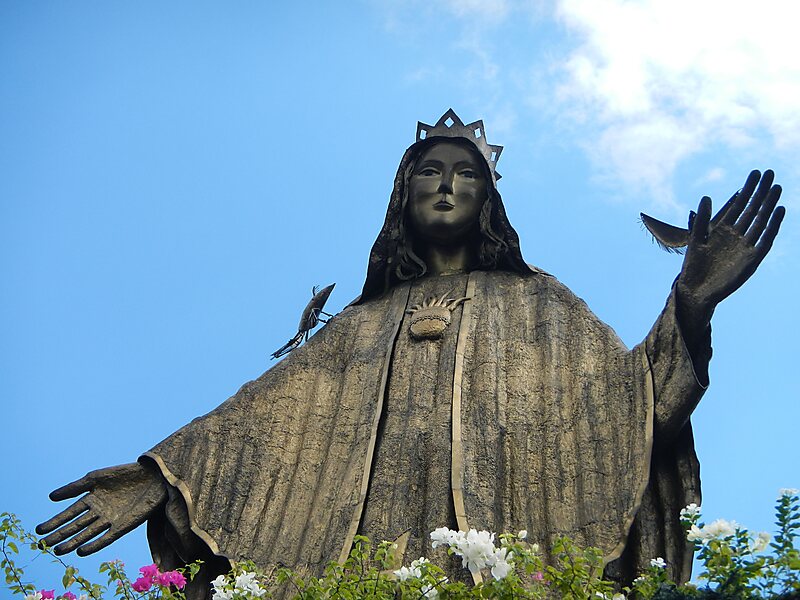 Our Lady of Edsa Shrine in Ugong Norte, San Juan, Batangas, Philippines ...