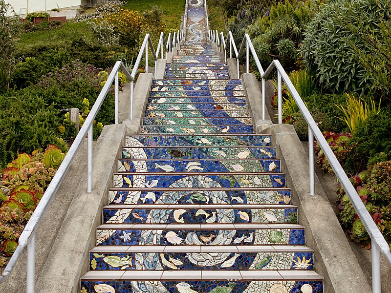 16th Avenue Tiled Steps