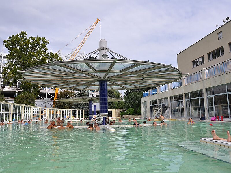 Dagály Baths in Vizafogó, Budapest, Hungary | Tripomatic