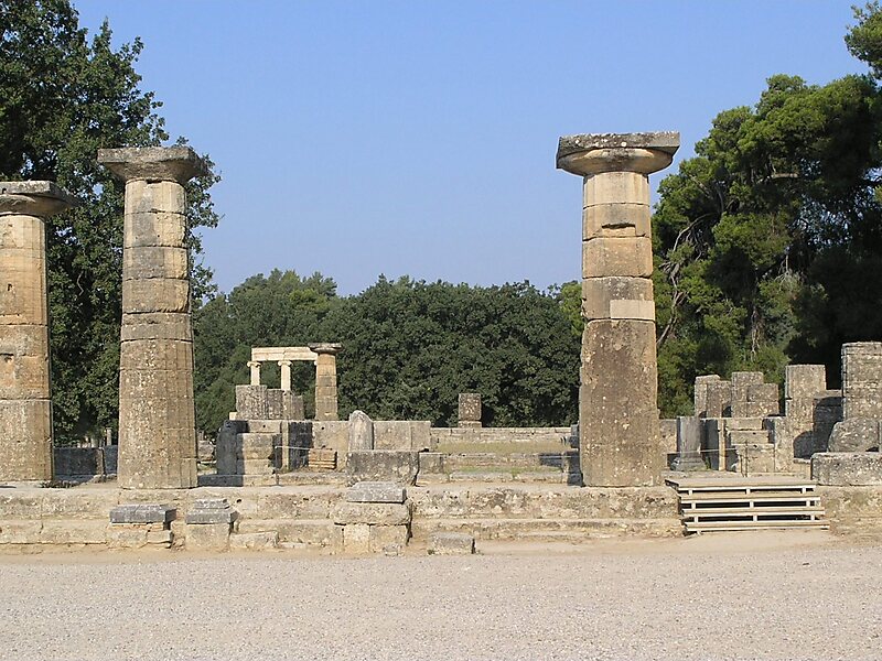 Templo de Hera en Olimpia en Olympia, Greece, Grecia | Tripomatic