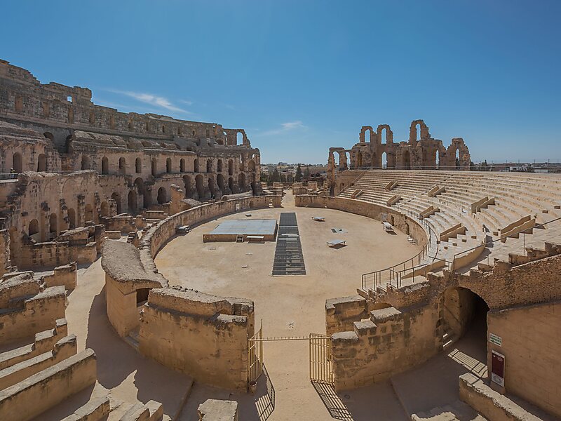 Amphitheatre of El Jem in Mahdia, Tunisia | Sygic Travel