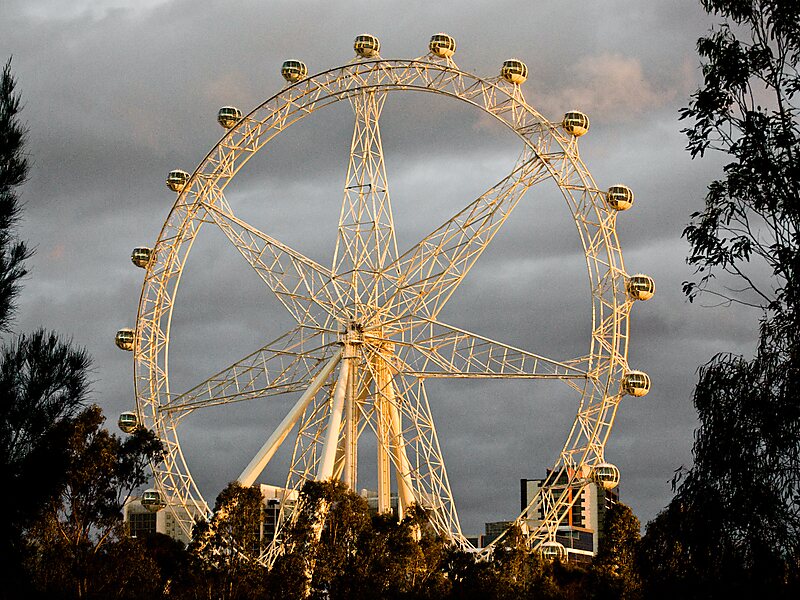 Melbourne Star Observation Wheel in Docklands, Victoria, Melbourne, Australia Tripomatic