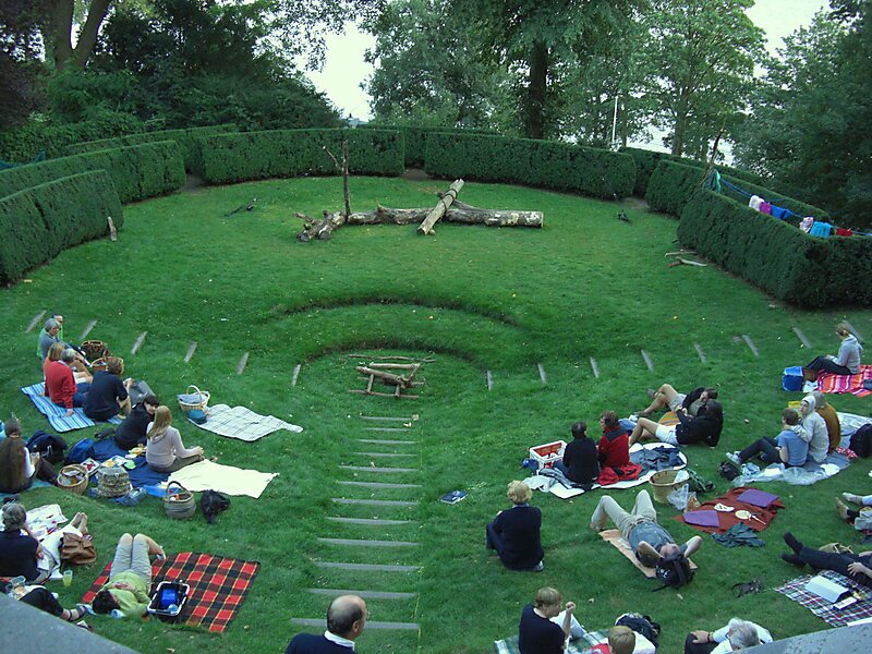 Römischer Garten in HamburgBlankenese, Deutschland Tripomatic