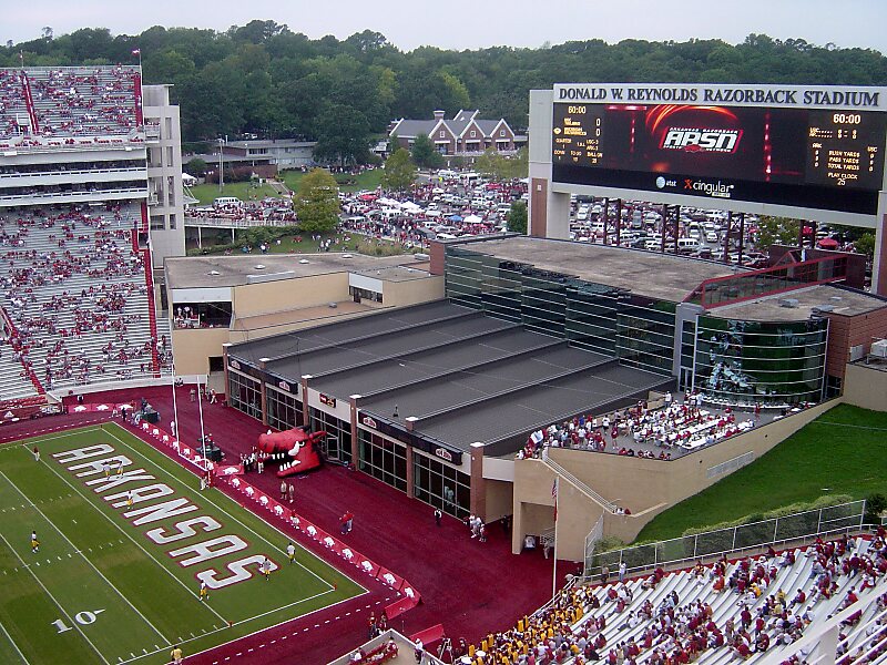 Reynolds Razorback Stadium Seating Chart Elcho Table