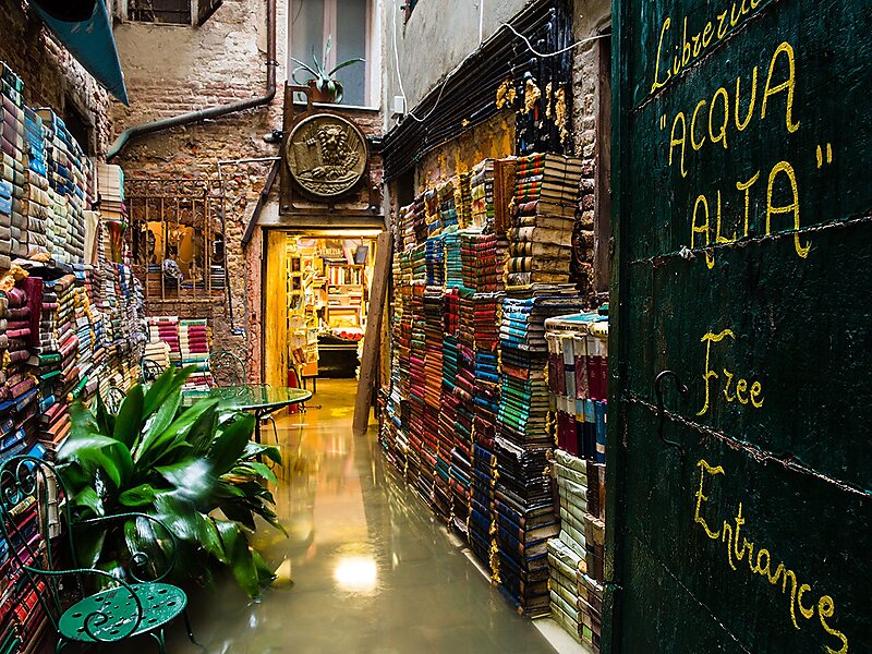 Acqua Alta Bookshop