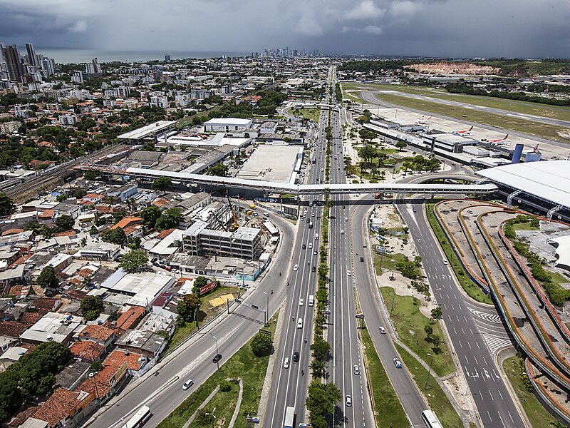 Aeroporto Internacional do Recife/Guararapes Gilberto Freyre em Ibura, Recife, Brasil Sygic