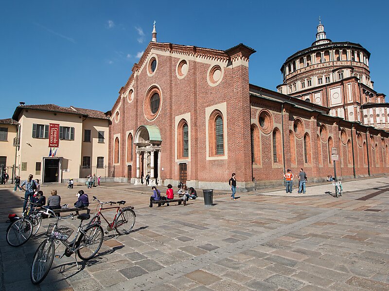 santa maria delle grazie inside