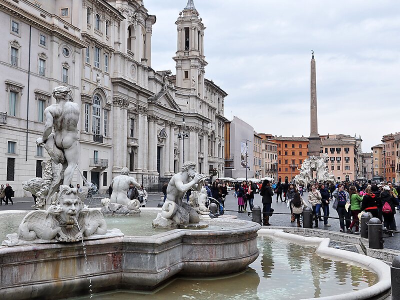 Navona Square In Rione Vi Parione Rome Italy Sygic Travel