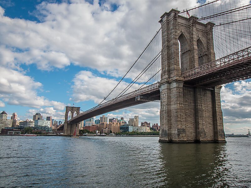 basketbal Bewijzen slaap Brooklyn Bridge in New York City, Verenigde Staten van Amerika | Sygic  Travel