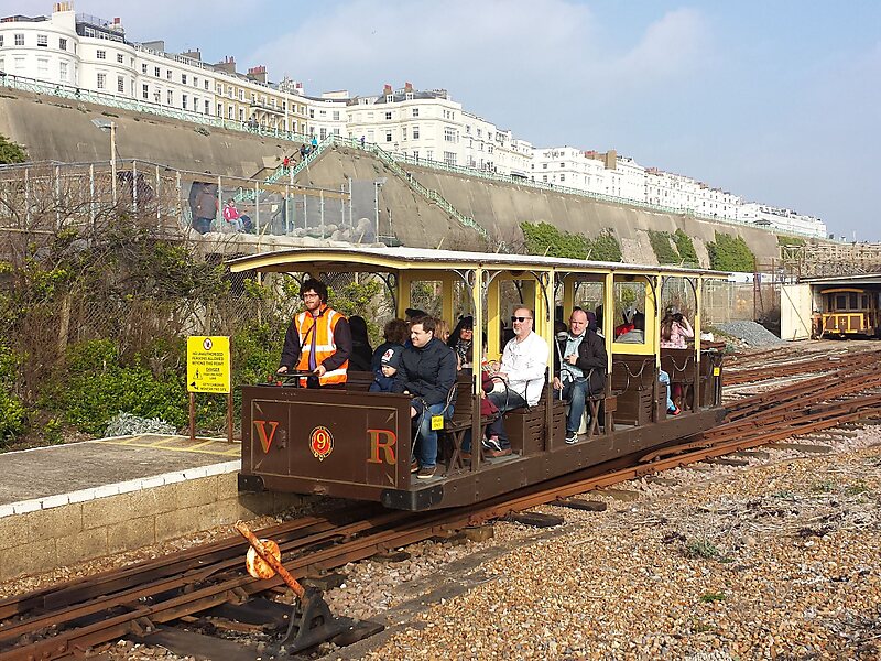 Volk's Electric Railway in South East England, UK