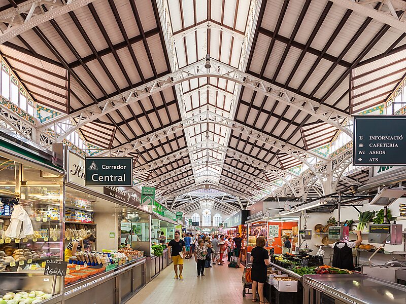 Central Market In Valencia Spain Sygic Travel