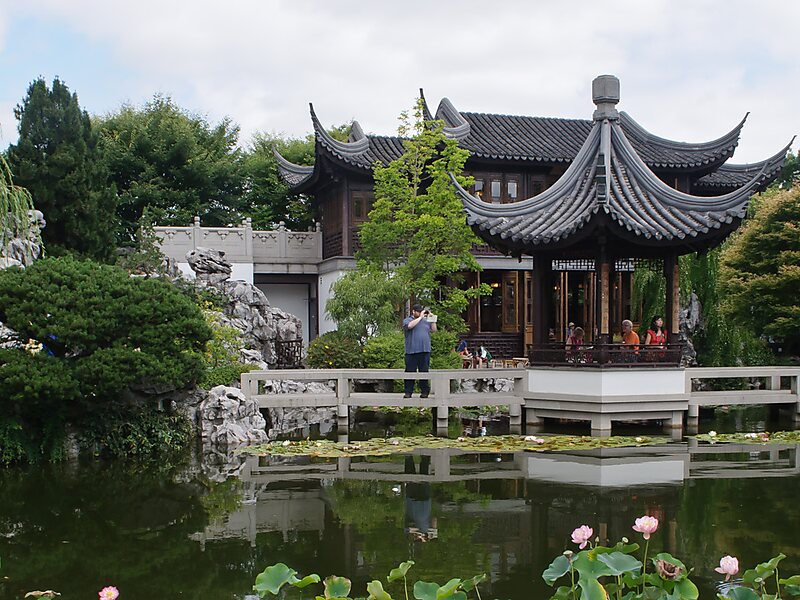 Lan Su Chinese Garden In Old Town Chinatown Portland Oregon