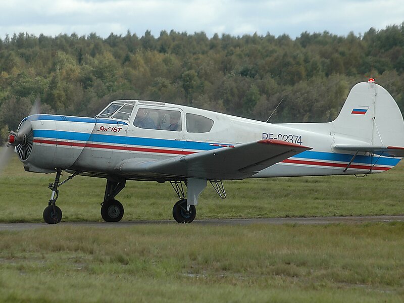 Yakovlev Yak-18T in Aktobe, Kazakhstan | Tripomatic