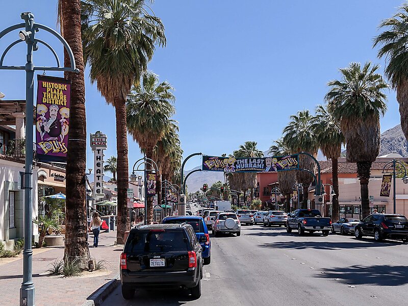 Palm Canyon Drive in Palm Springs, California, USA | Sygic ...