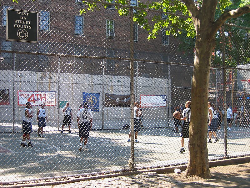 West 4th Street Courts in Manhattan New York City United States