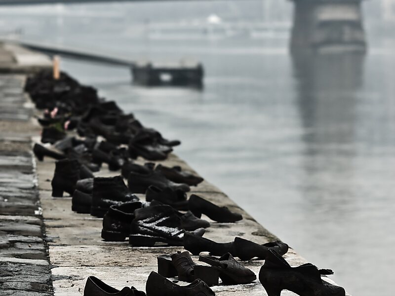 Shoes on the Danube Bank
