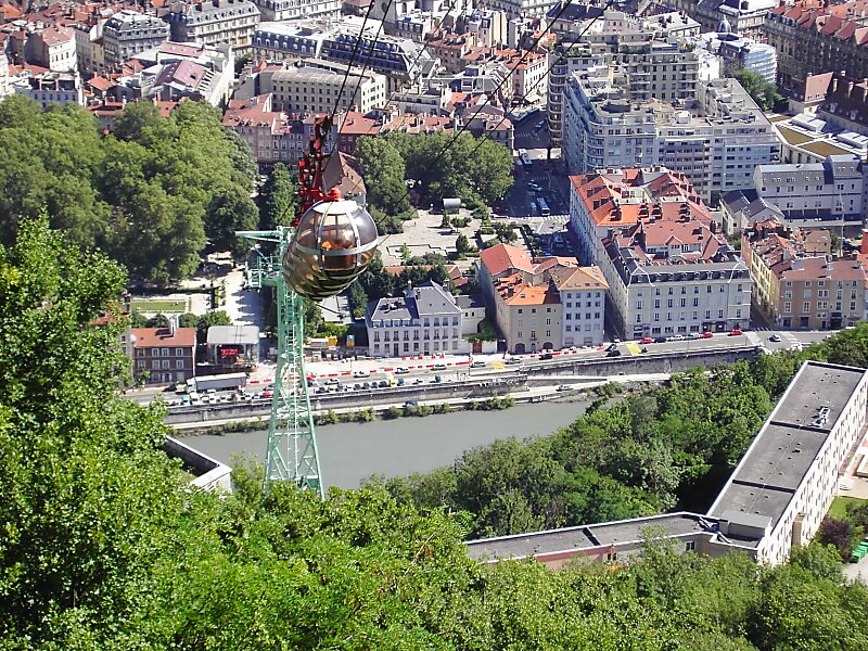 Teleférico de Grenoble Bastille