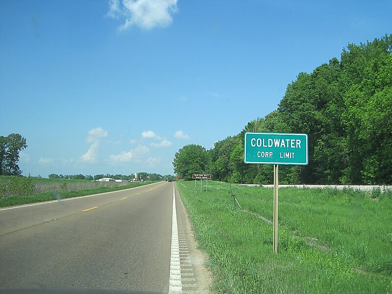 Coldwater, Mississippi in Tate County, Mississippi, United States