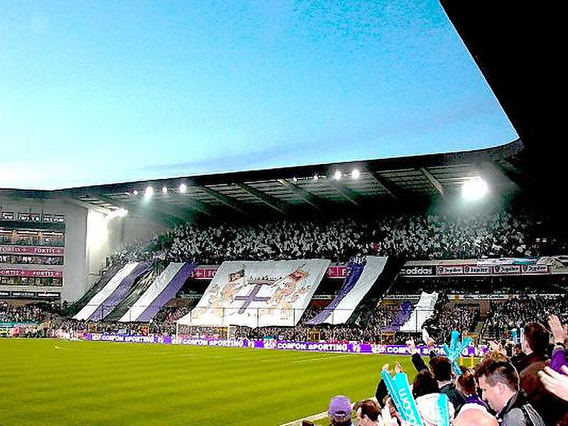 Estadio Constant Vanden Stock en Anderlecht, België - Belgique ...