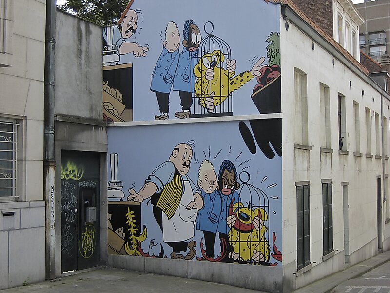 Brussels' Comic Book Route