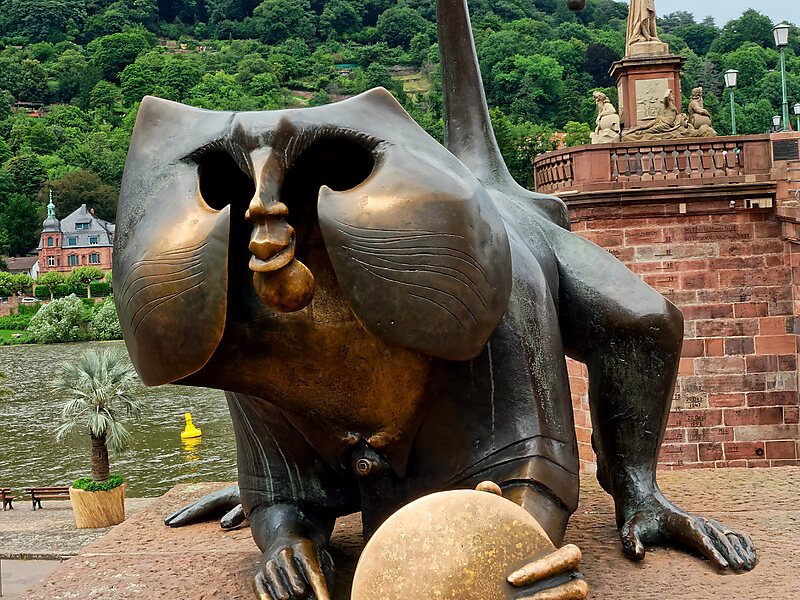 Heidelberg Bridge Monkey in Heidelberg, Deutschland | Tripomatic