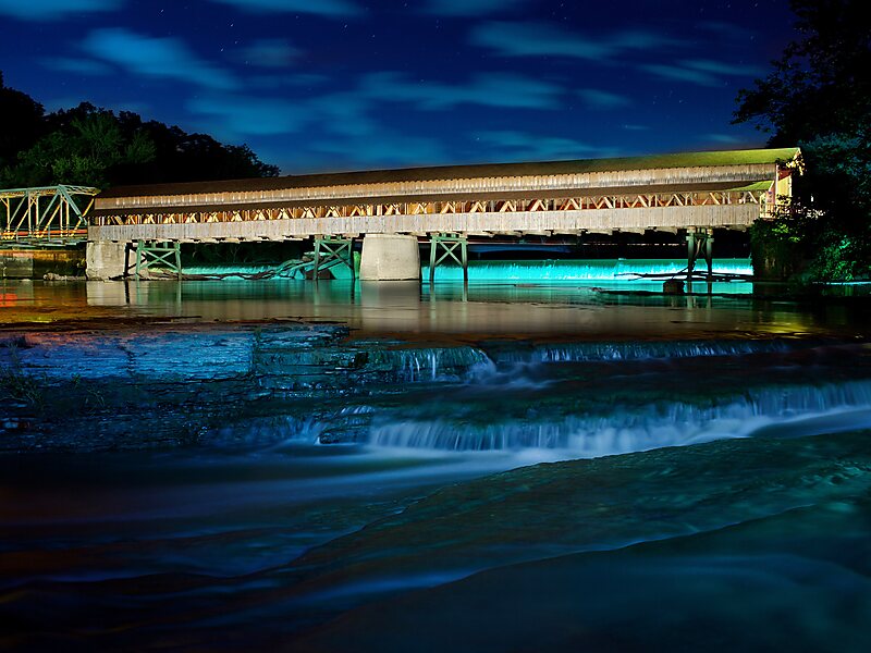 Harpersfield Road Covered Bridge