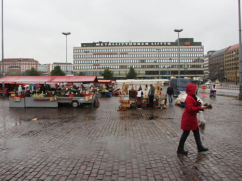 Hakaniemi market square in Kallio, Helsinki, Finland | Sygic Travel