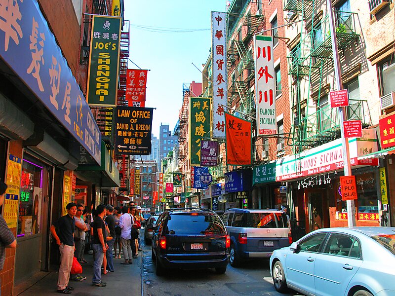 Chinatown in Manhattan, New York City, Vereinigte Staaten von Amerika