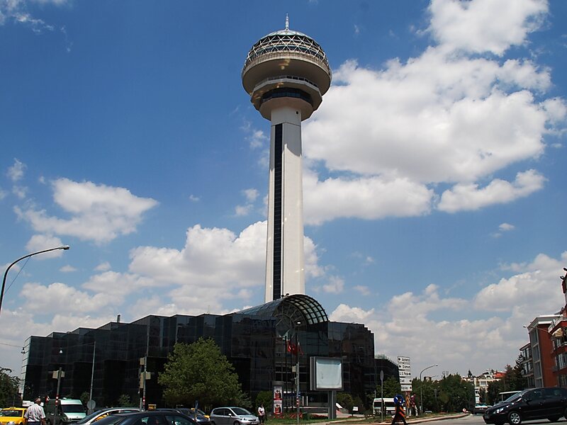 AtakuleFernsehturm in Çankaya Mahallesi, Ankara, Türkei Sygic Travel