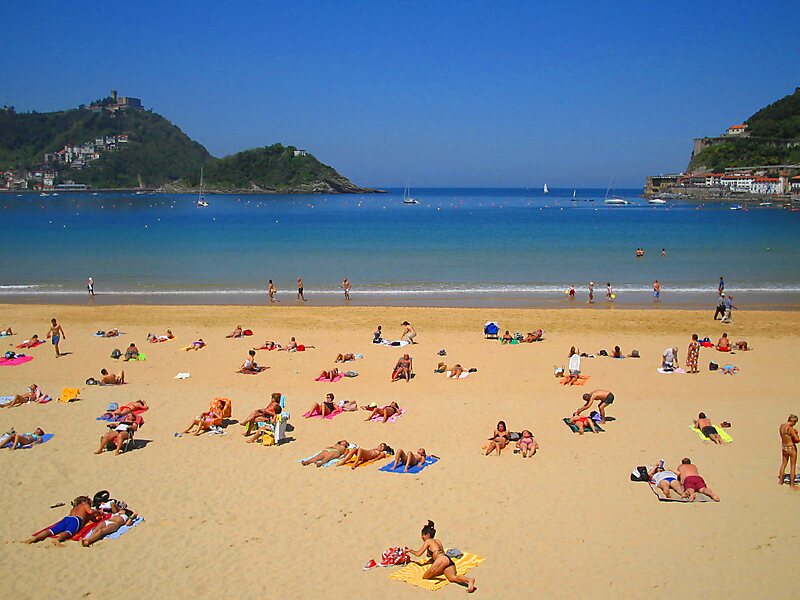 La Concha Beach In San Sebastian Spain Sygic Travel