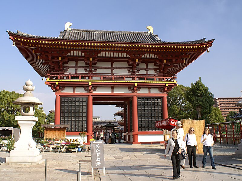 Tennōji Ku Osaka 大阪市 日本的四天王寺 Sygic Travel