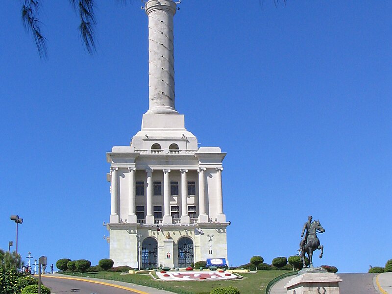 Monument To The Heroes Of The Restoration In Santiago De Los Caballeros