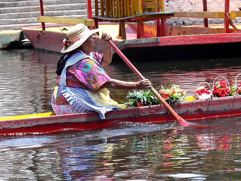 Floating Gardens Of Xochimilco In Xochimilco Mexico City Mexico