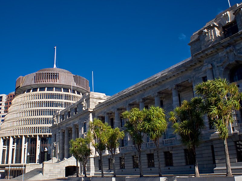 Neuseeländisches Parlament in Wellington, Neuseeland Sygic Travel