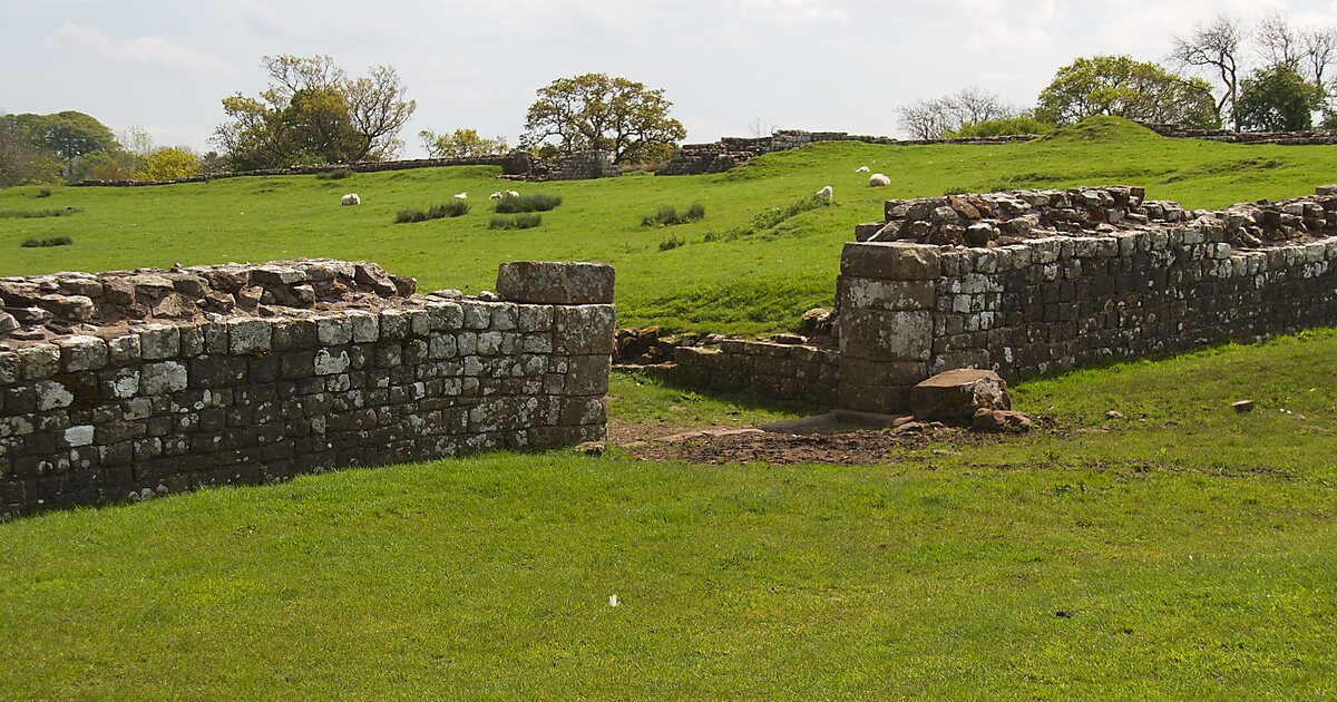 Birdoswald Roman Fort In Carlisle, United Kingdom 